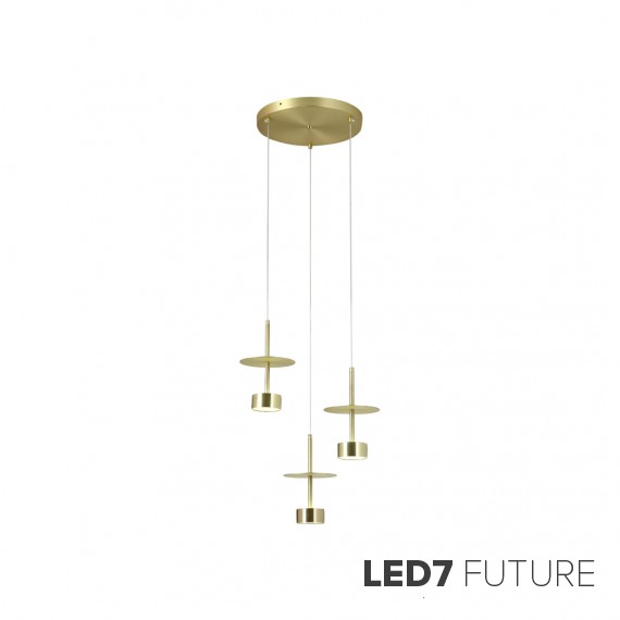 Loft Industry Modern - Brass Rain